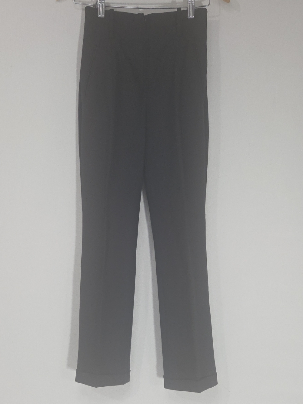 Vintage Versace Classic Straight-Leg Black Dress Pants
